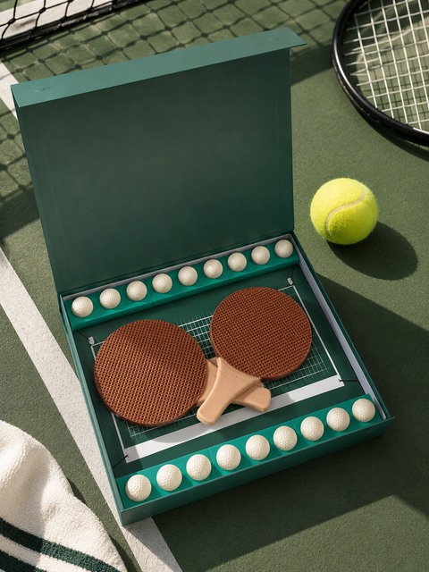 Chocolate Tenis Set