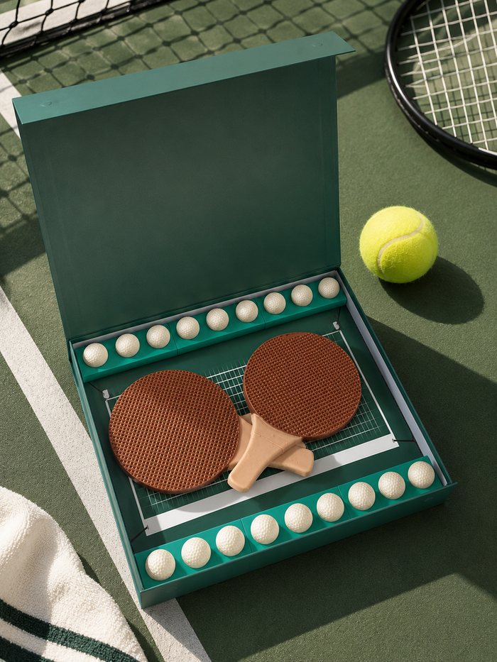 Chocolate Tenis Set